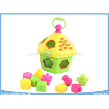 Puzzle Blocks Toys Hexagon House Intellectual Toys